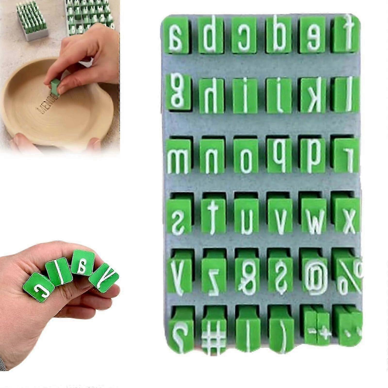 Durable 3D Printed Clay Letter Set