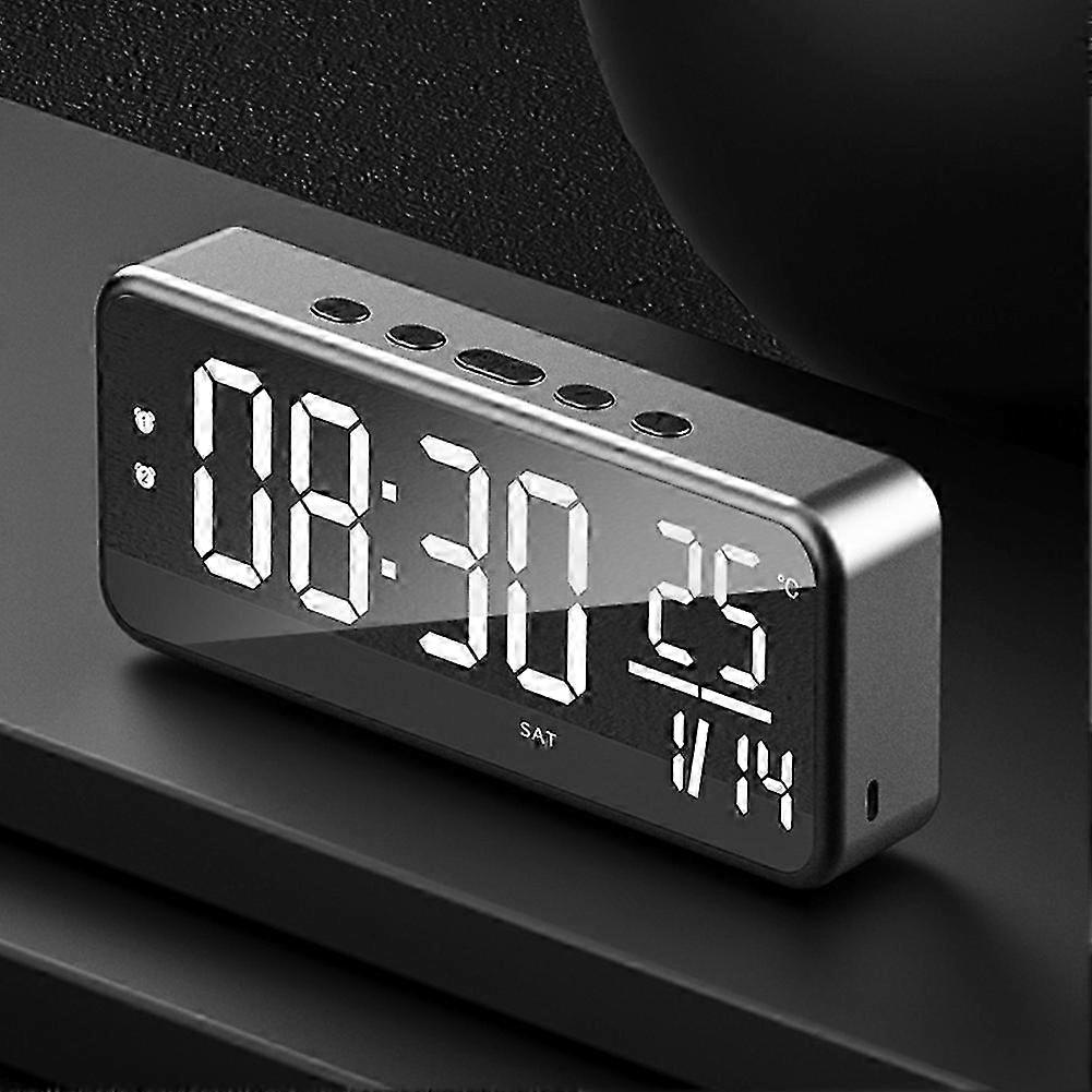 LED Smart Alarm Clock Wall Mounted