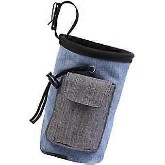 Toddmomy Dog Treat Pouch Portable Training Bag Adjustable Belt Large Capacity Blue dkcf