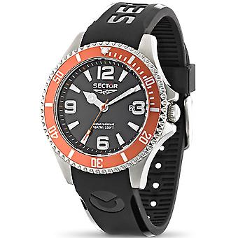 Sector 230 Quartz Analog Man Watch with R3251161005 Rubber Bracelet