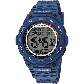 Radiant New Trek Quartz Digital man klocka med RA396603 silikonarmband