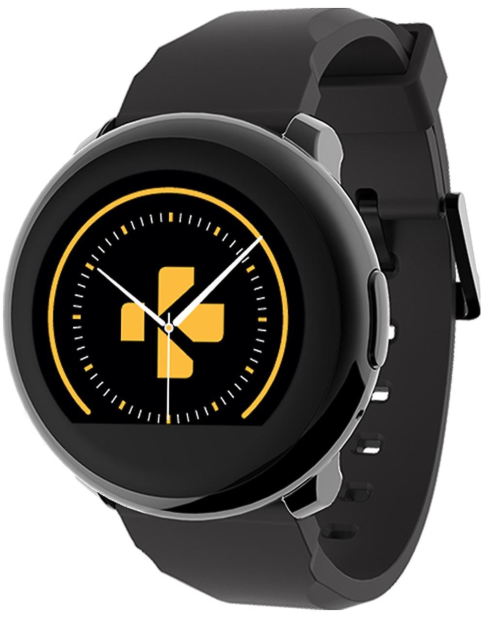Mykronoz zeround Watch for Unisex Digital Quartz with Round-NG_NG Silicone Bracelet