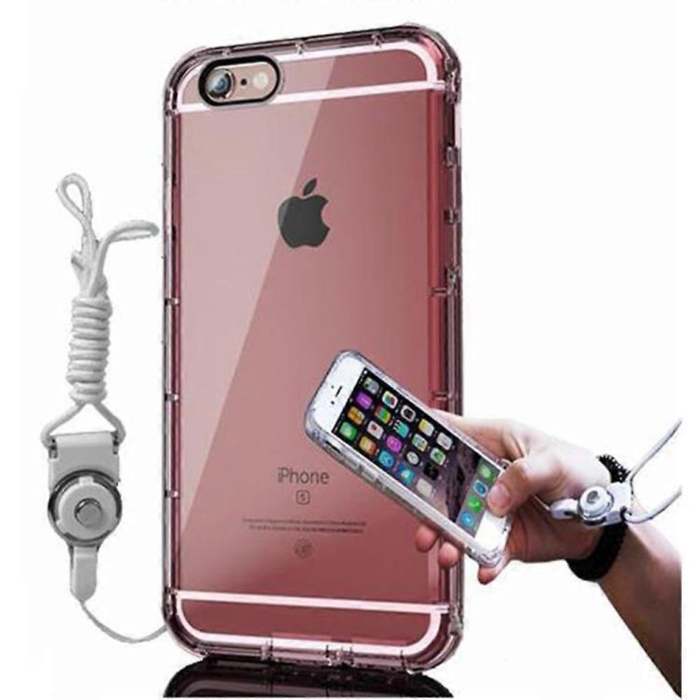 TPU case compatible with iPhone 6 / 6S protective case - with lanyard