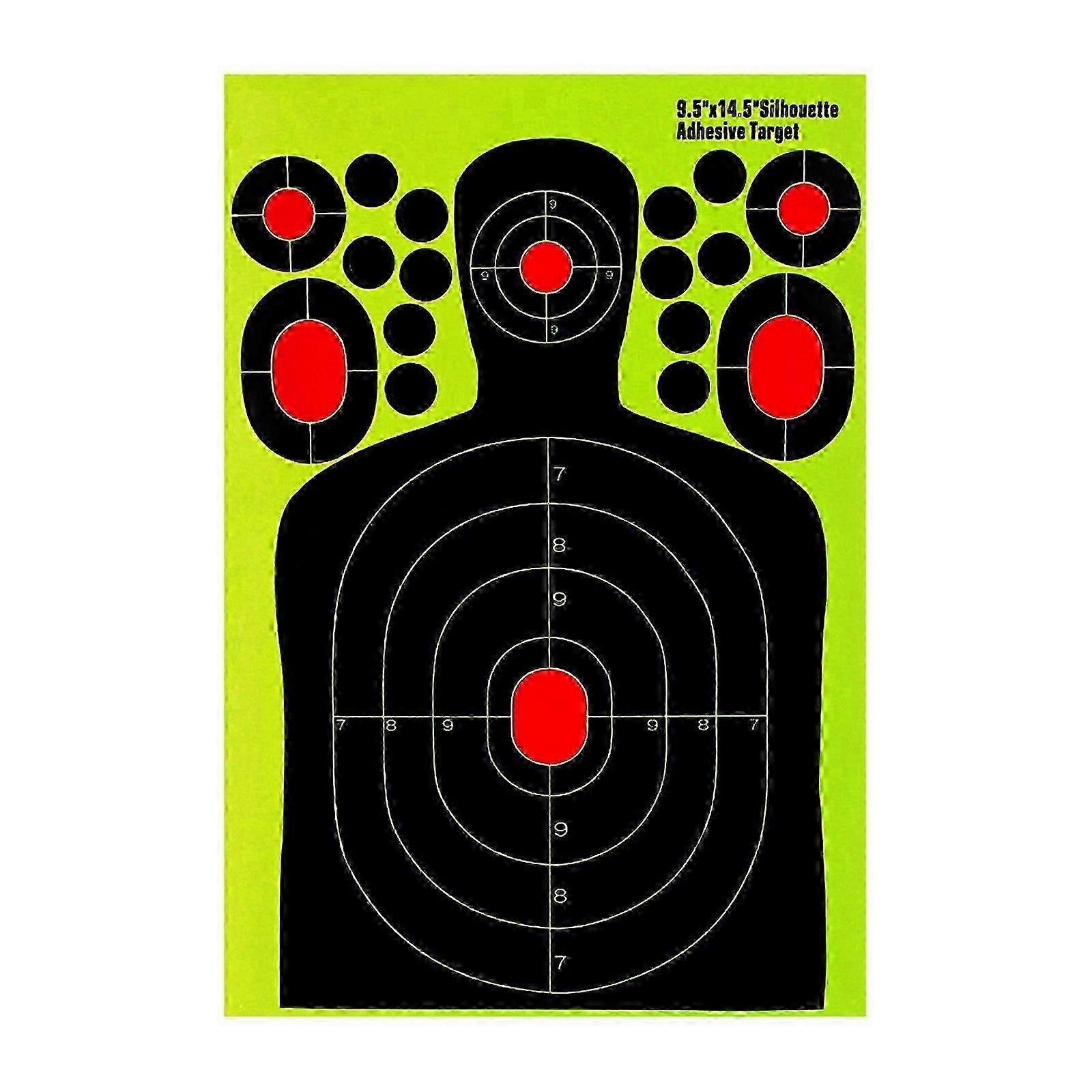 Fluorescent Splatter Paper Targets