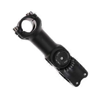 Handlebar Riser compatible with Bike Aluminum Alloy Adjustable Angle 25.4 X 110 Black