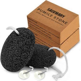 Natural pumice foot scrub - volcanic rock foot scrub, removes dead skin, corns and calluses, exfoliating pedicure tool, suitable for feet, heels and h