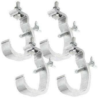 Heavy Duty Aluminum Truss Clamps for Lighting, 4 Pieces, Mounting Hook Brackets