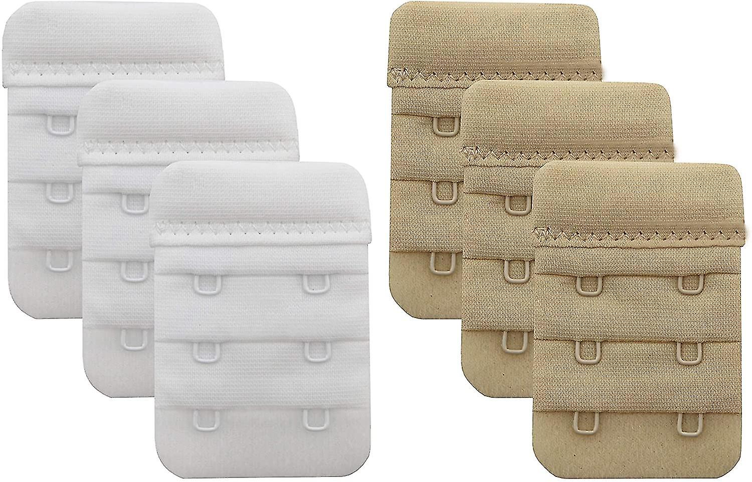 3 Pairs Bra Extender 2 Hook Soft And Comfortable Bra Extension