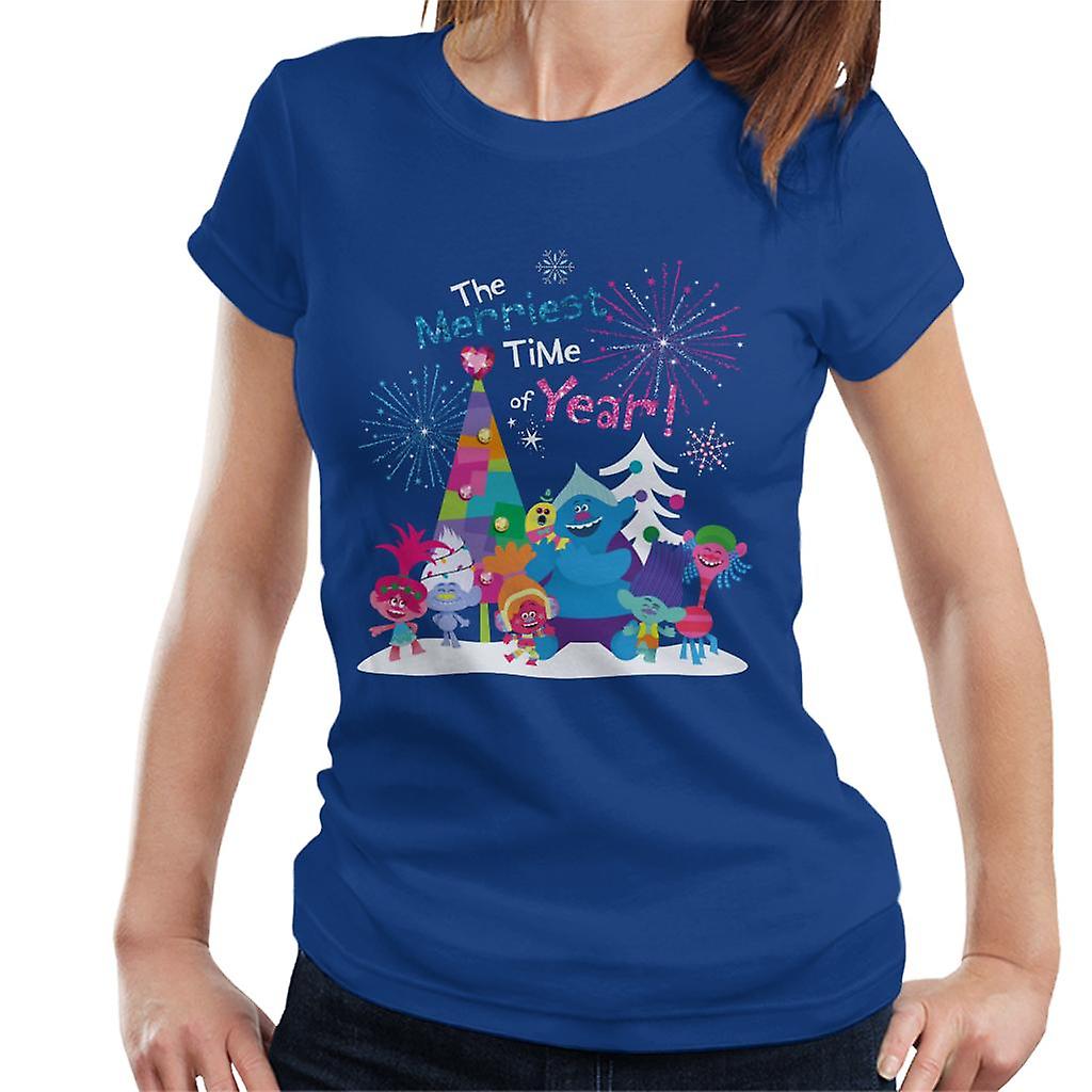 Trolls Christmas The Merriest Time Of The Year Women's T-Shirt