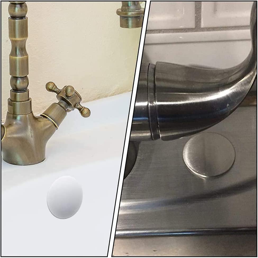 Stainless Steel Kitchen Sink Tap Hole Plate Stopper Cover Blanking