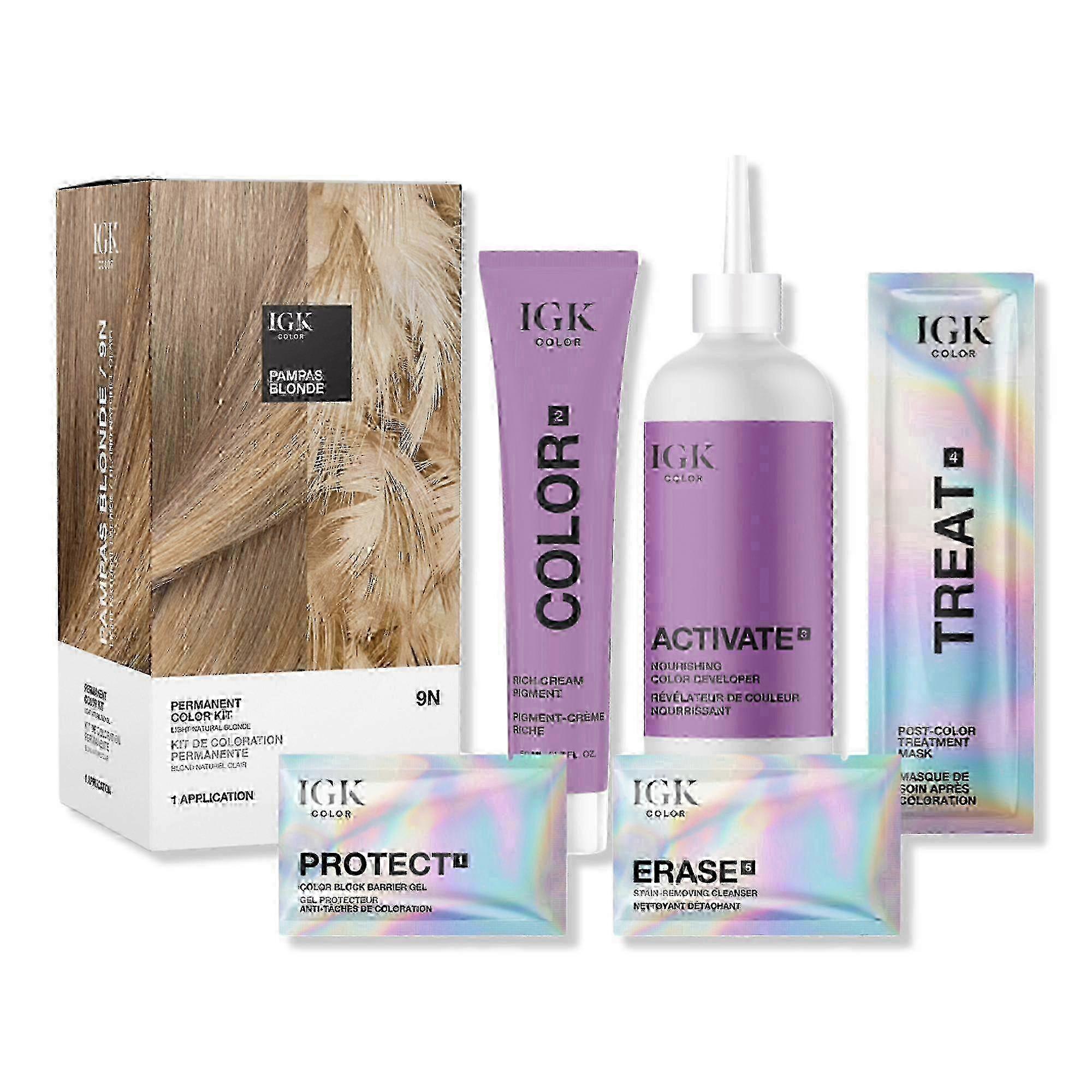 Igk Permanent Color Kit, 9n Pampas Blonde