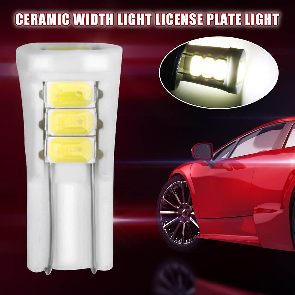 LED Lamp T10 Ceramic Side Lamp License Plate Lamp 8smd5730 Reading Lamp Car Accessories Led Lights for Car Automobile