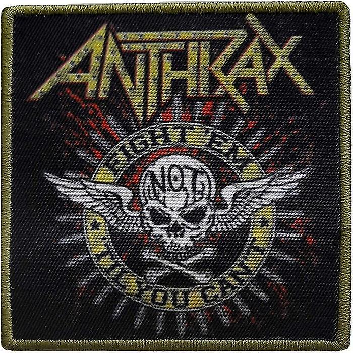 Anthrax Fight 'Em Iron On Patch