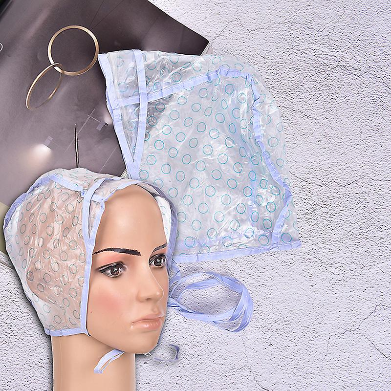 2pcs/set Hair Dyeing Cap + Hook Brush Home Use Pro Salon Hair Styling Tools