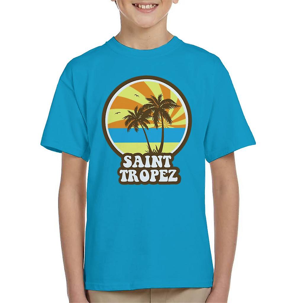 Tričko Saint Tropez Beach Retro Kid ' s trička