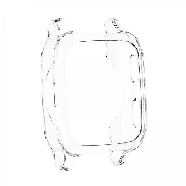 2xCase Cover Shell Frame Bumper Protector Accessories for Garmin Venu SQ Clear