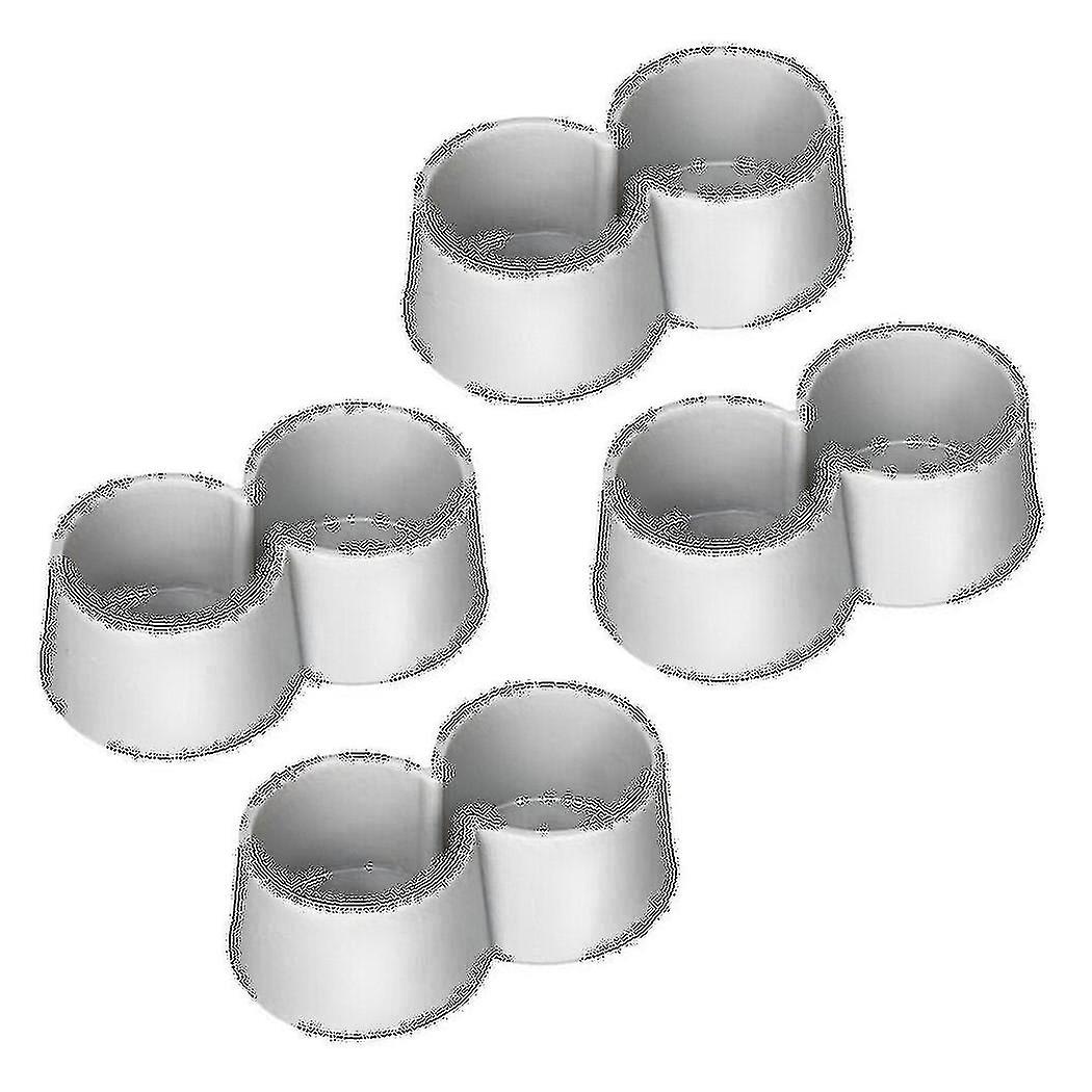 4pcs Double 0.97inch Chair Table Leg Caps 50s Diner Kitchen Table Tip Siamese Slide