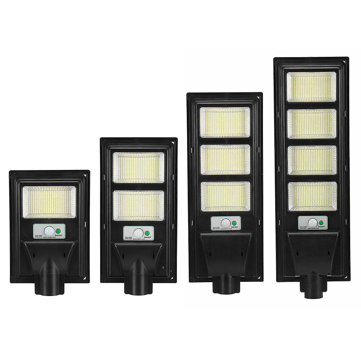 Led Solar Street Light With Pir Motion Sensor And Remote - Outdoor Wall Lamp, 347/748/1122/1496