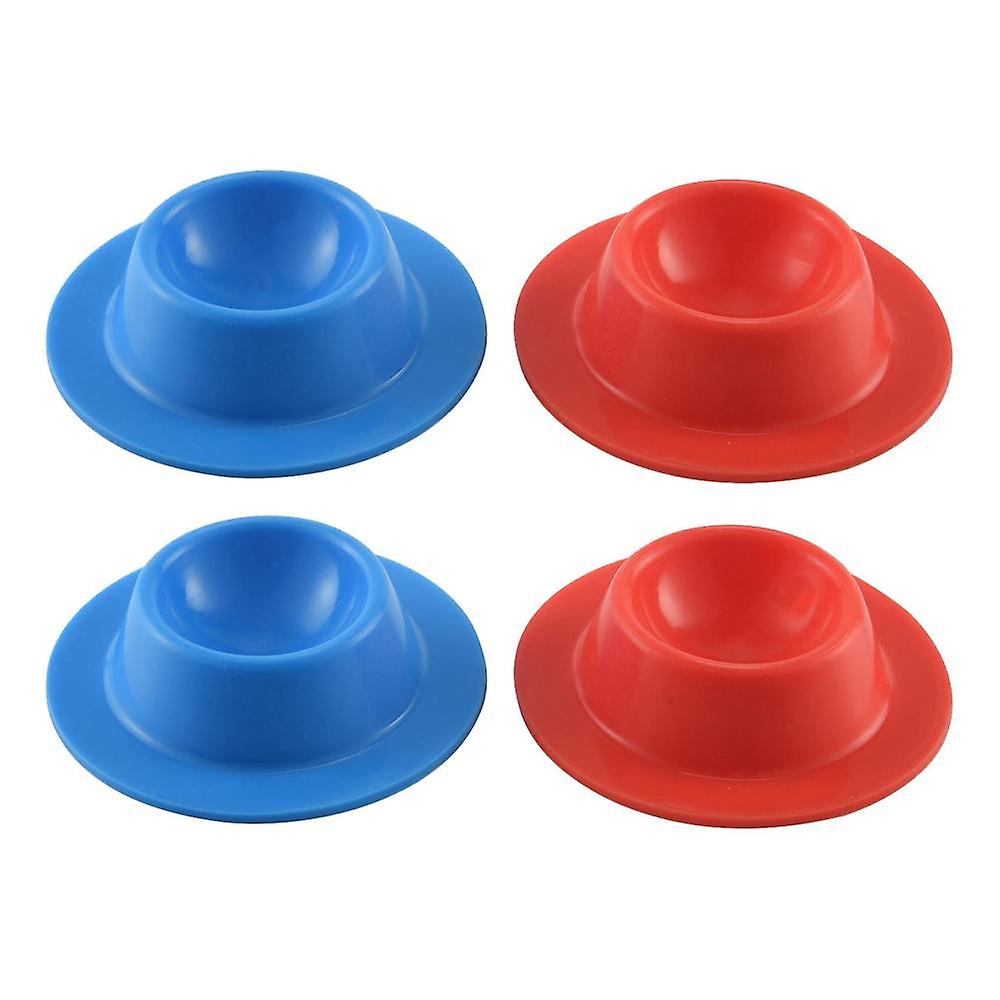 4 Pcs Silicone Egg Cups In Modern Design Holders Set Serving Kitchen Boiled Eggs Breakfast(random C
