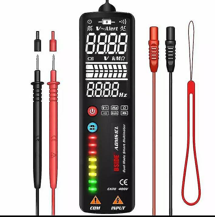 Bside Multimeter Resistance Tester Lcd Digital Toughness Electric Strong Adms1cl Intelligent Portable Voltmeter Ohmmeter