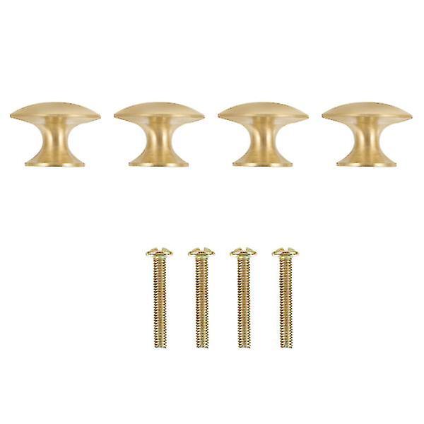 1 Set 4pcs Solid Brass Drawer Knobs Vintage Drawer Pull Knobs Cabinet Handles