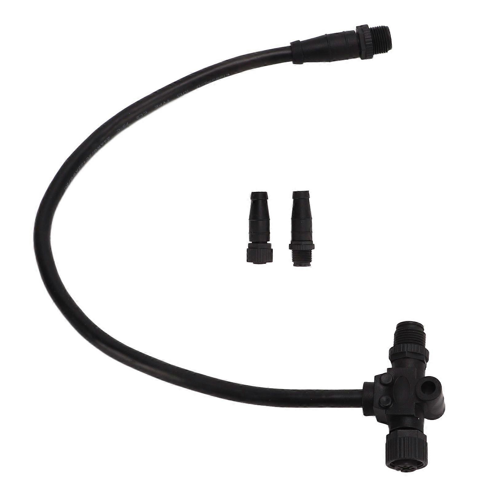 For NMEA 2000 T to Male Backbone Cable with Male Female Terminator Set M12 5 Pin for B G Network 