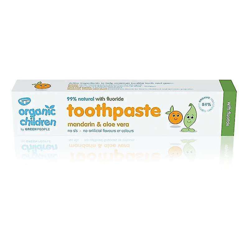 Organic Children Mandarin & Aloe Vera Toothpaste - Fluoride