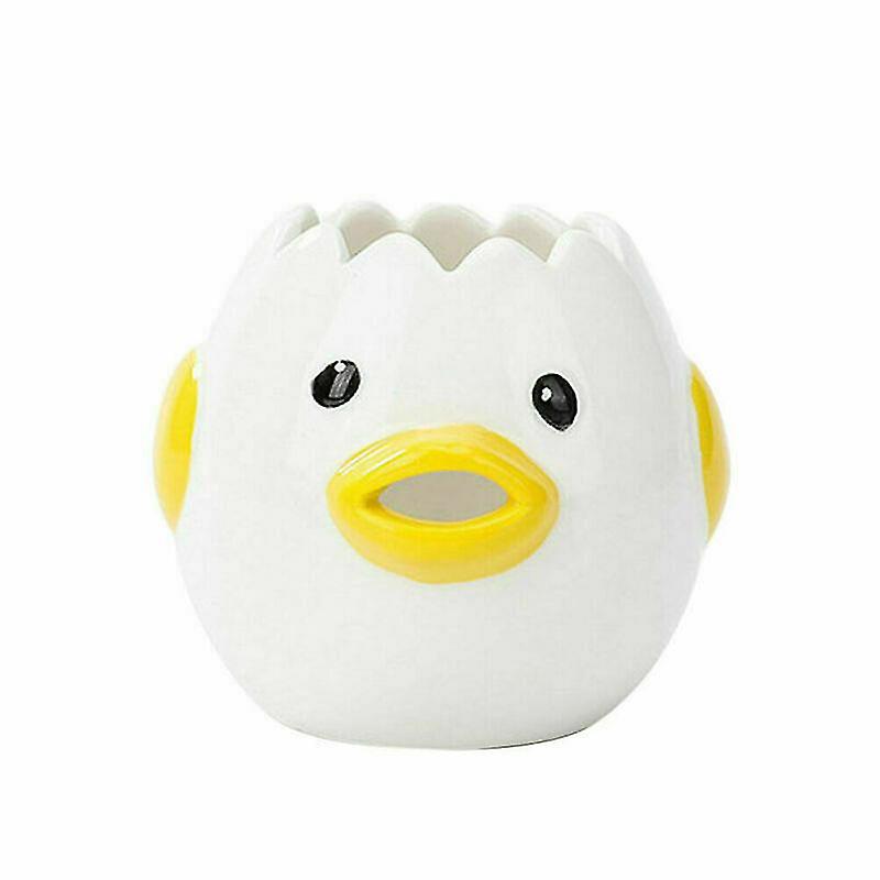 Kitchen Egg White Separator Yolk Dividers Ceramic Cartoon Chicken Kitchen Tools