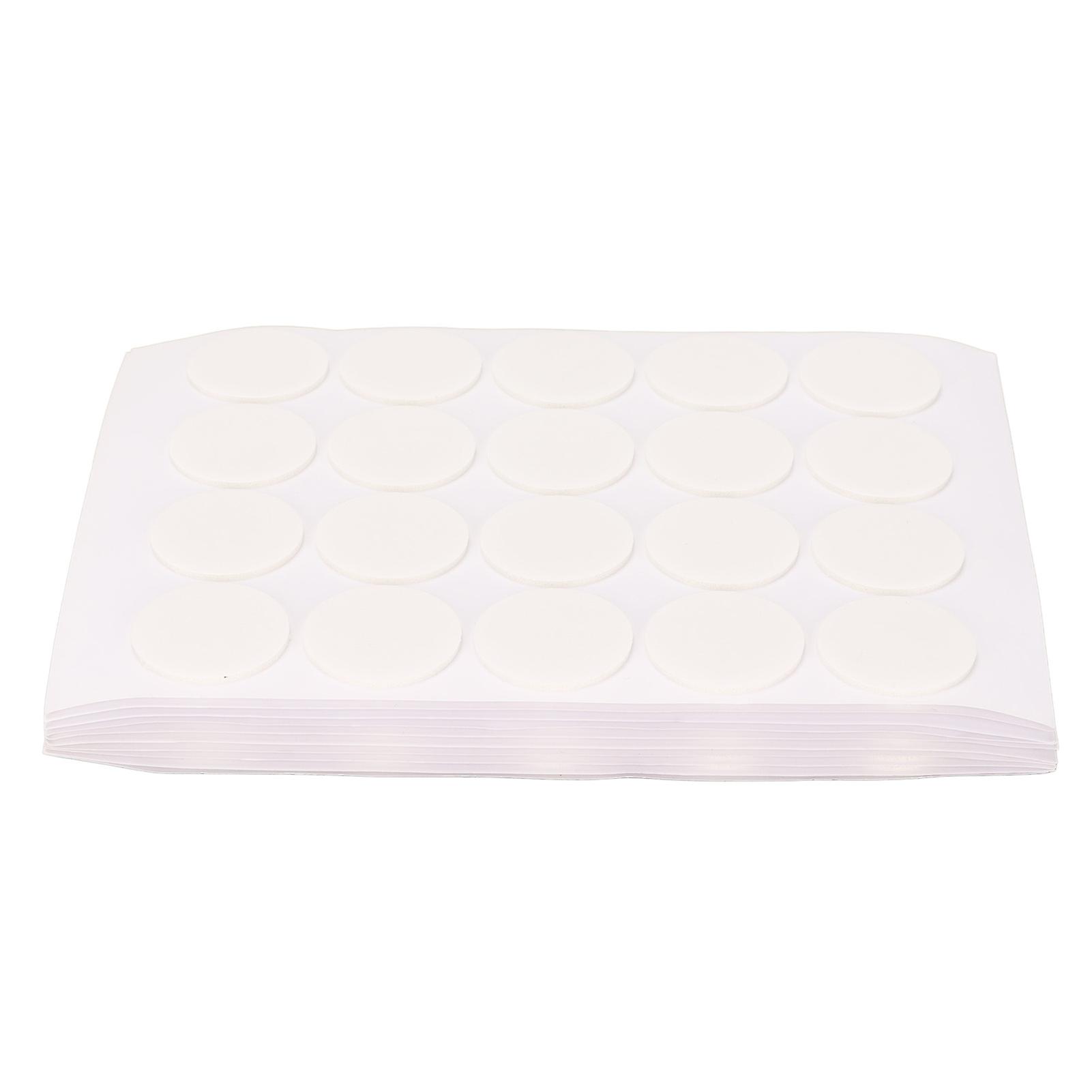 Candle Wick Stickers 200pcs Transparent Round Adhesive for DIY Candle Making Hot Wax Secure Wick Placement