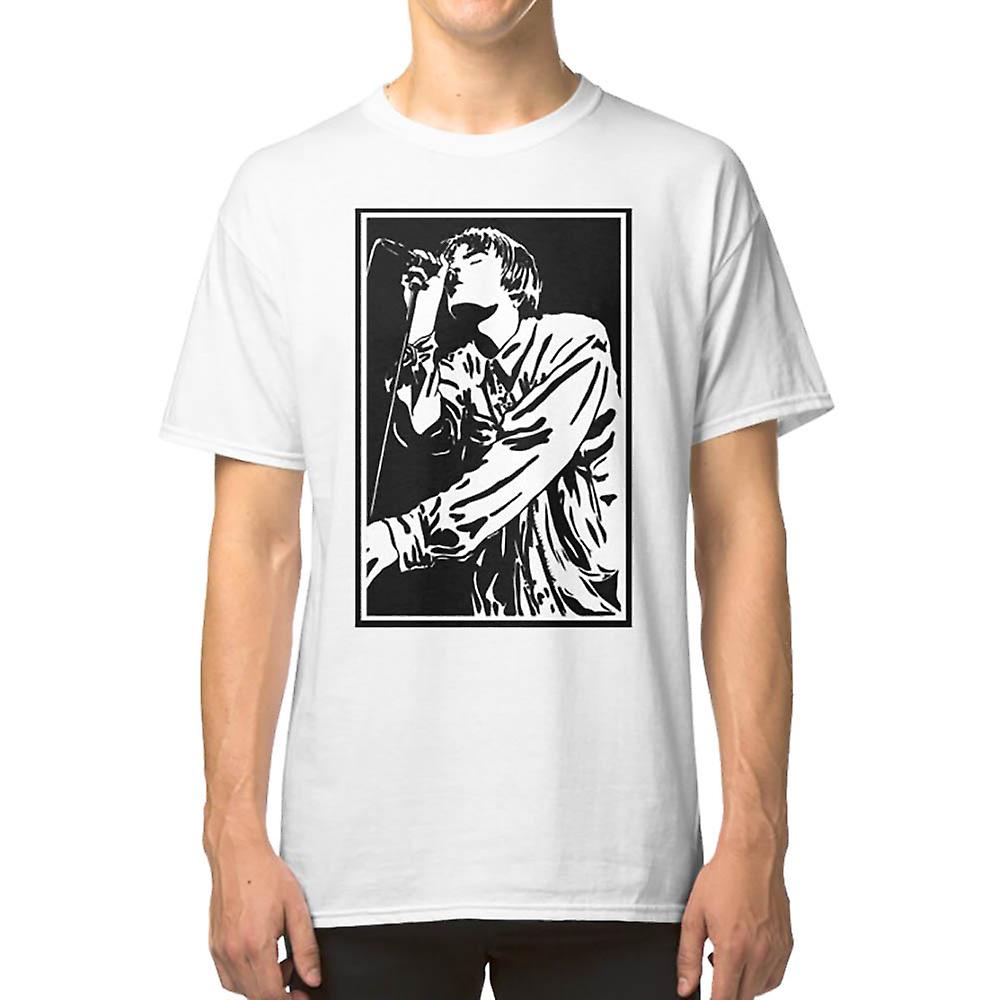 Liam Gallagher at gig T-shirt