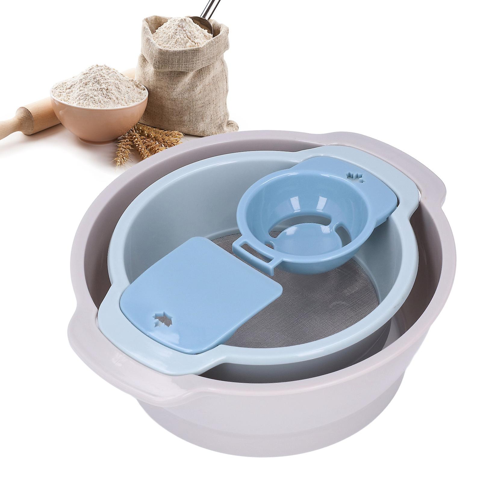 4Pcs Stackable Pollen Sieve Set 24.5x7.8cm Lightweight Trimming Tray