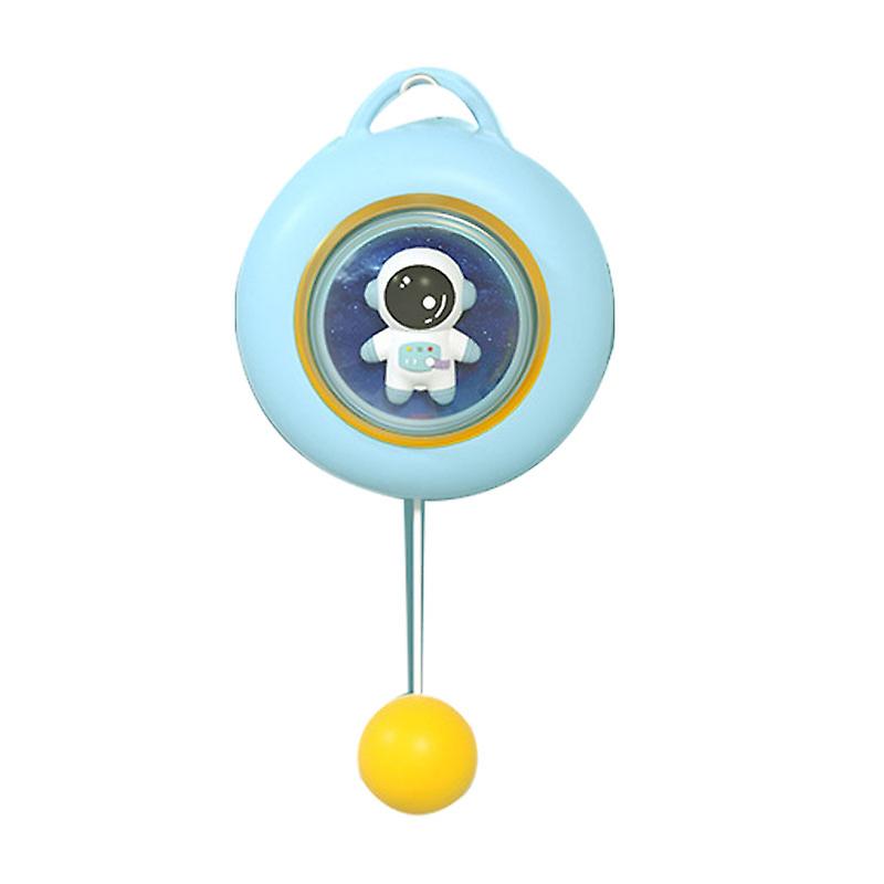 Table Tennis Training Device Interactive Sturdy Adjustable Hanging Table Tennis Trainer for Indoor Home Blue