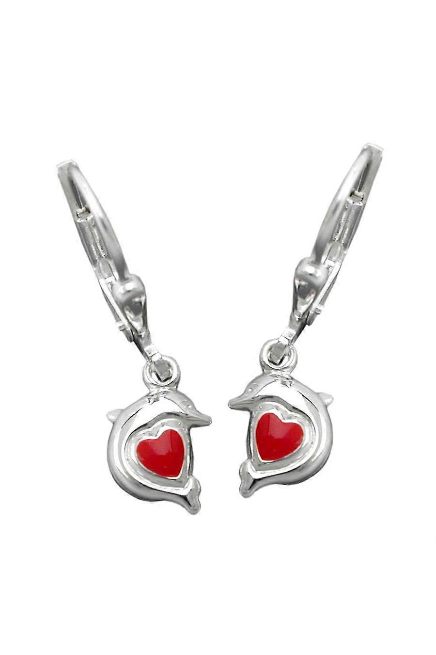 Earrings Leverbacks Dolphin Silver 925 - Gl91762