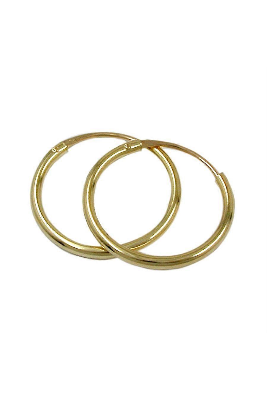 Hoop Earrings 13mm 9k Gold - Gl430523