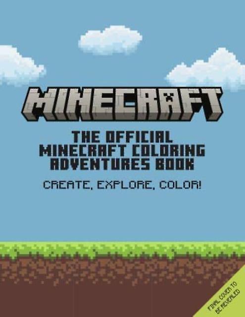 タイタンブックスペーパーバックブックによる公式Minecraftぬりえアドベンチャーブック