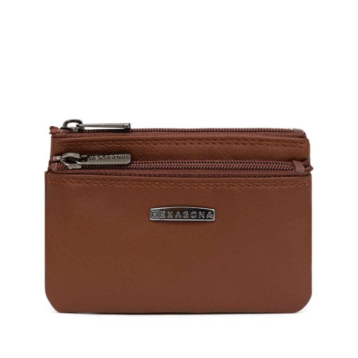 Porte-monnaie Stop Rfid Cuir Sensation Cognac