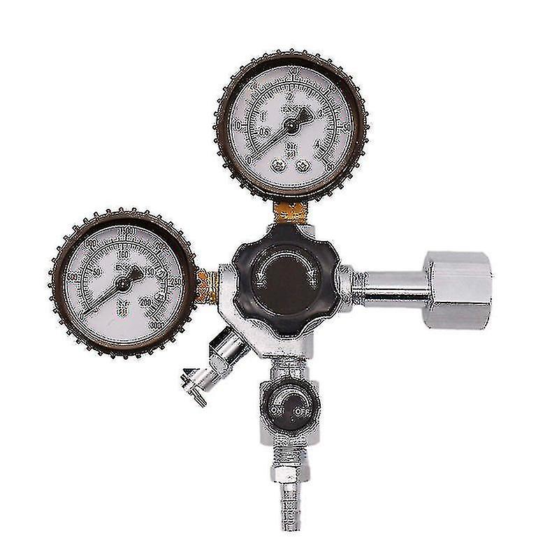 Dual Gauge Co2 Regulator With 1/4quot;hose Barb