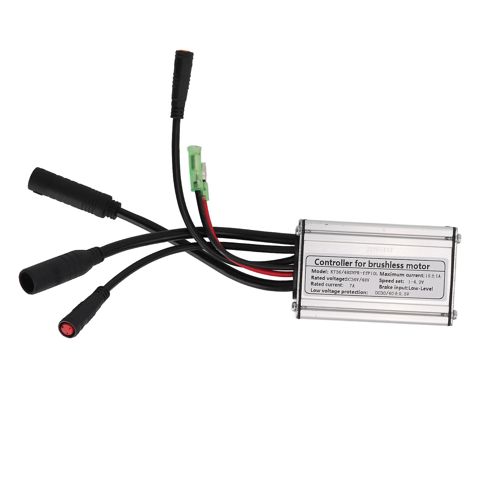 Waterproof 36V/48V 15A Sine Wave Controller for 250W Brushless E-Bikes