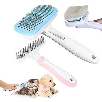 Hund Cat Brush, Selvrensende Dead Hair Brush For Cat Dog, Hair Remover Rake Comb