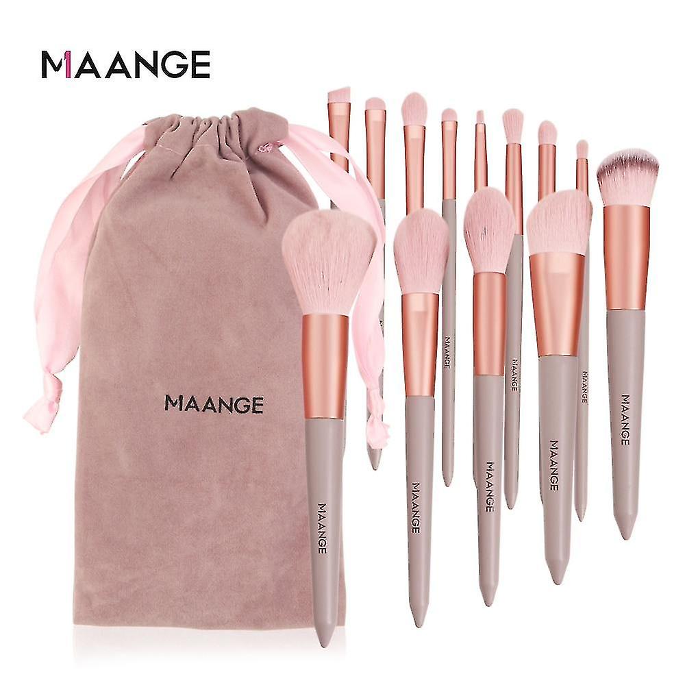 Makeup Brushes Pink Makeup Brush With Mini Sponge Sets Eyeshadow Make Up Tools Set|eye Shadow Applicator