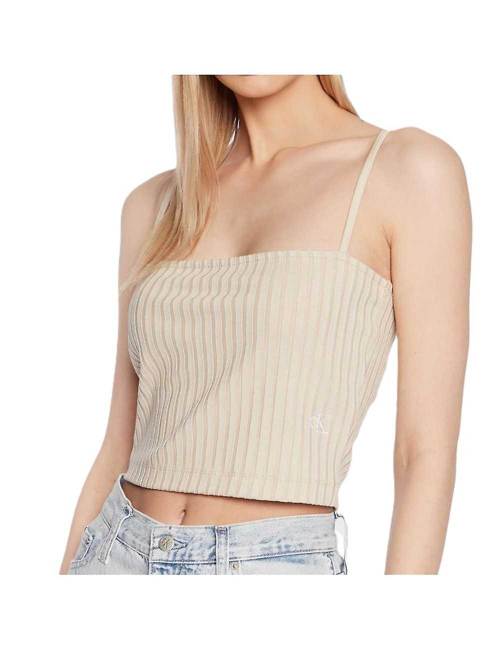 Calvin Klein Jeans Dames Top Beige