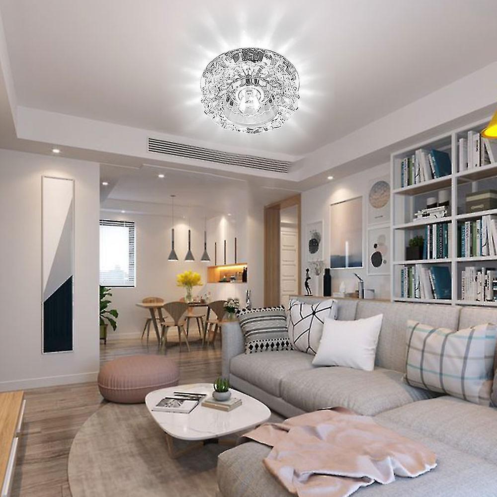 Image showcasing New Chandelier Crystals Ceiling Lighting Fixtures, Small LED Flush ...