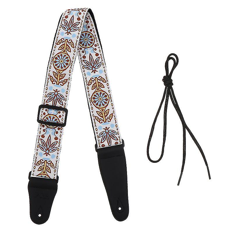 1pcs Embroidery Guitar Strap