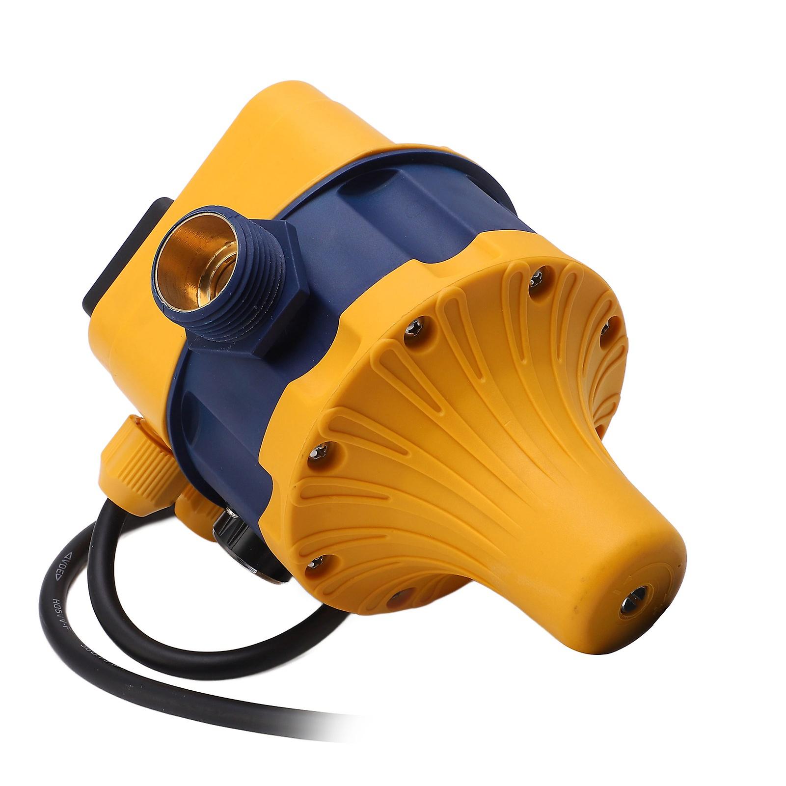 Water Pump Pressure Control Switch Automatic Controller IP65 Protection Yellow Blue