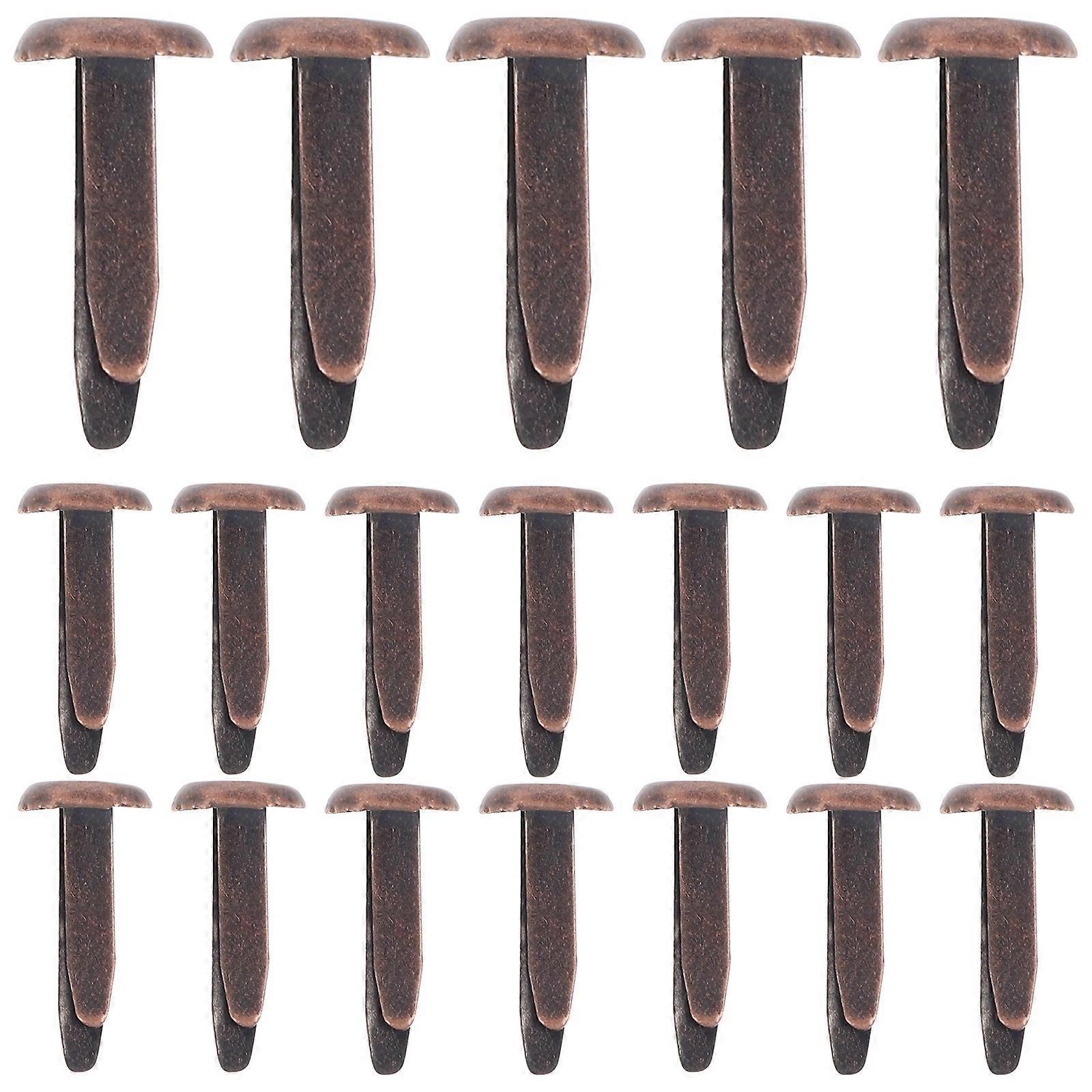 50Pcs Mini Scrapbook Brads DIY Nails Metal Brads Mini Brads Metal Brads for Handicraft