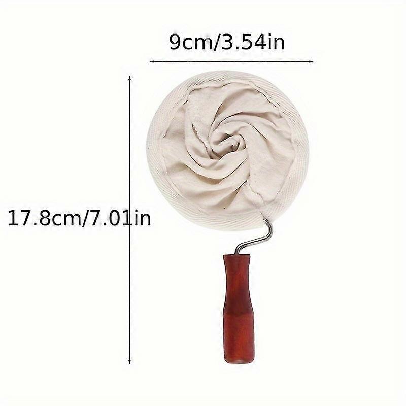 Handmade Reusable Coffee Filter, Flannel Cloth Strainer Bag With Wooden Handle, Coffee Maker Accessory For Home And Cafe