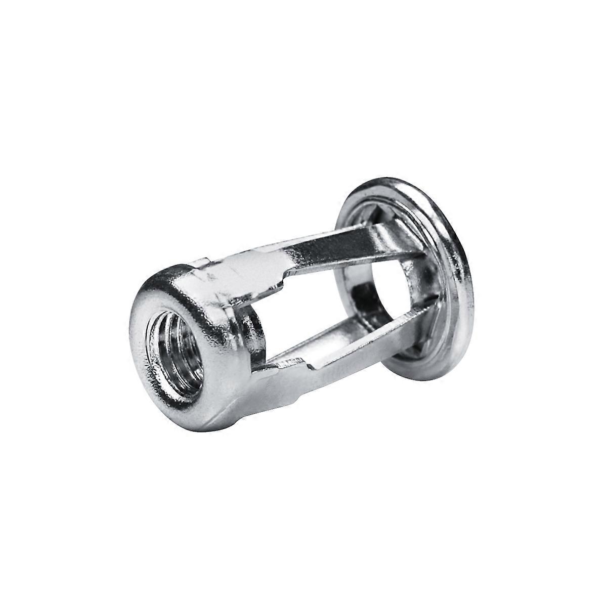 GOEBEL- 250 x Split Blind Rivet Nuts M 4 - Steel  [ AISI 1008 ] Galvanized (Ø x L) 8,0 mm x 22,0 mm - Dome Head  - Shaft end  open  Split  Rivet Nuts 