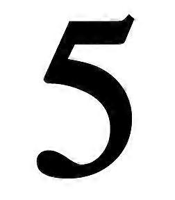 Number 5 Small