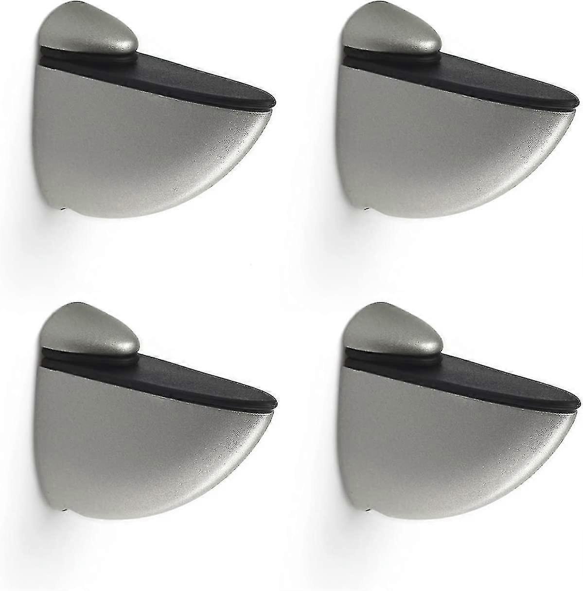 Contemporary Adjustable Matte Liquid Nickel Brackets