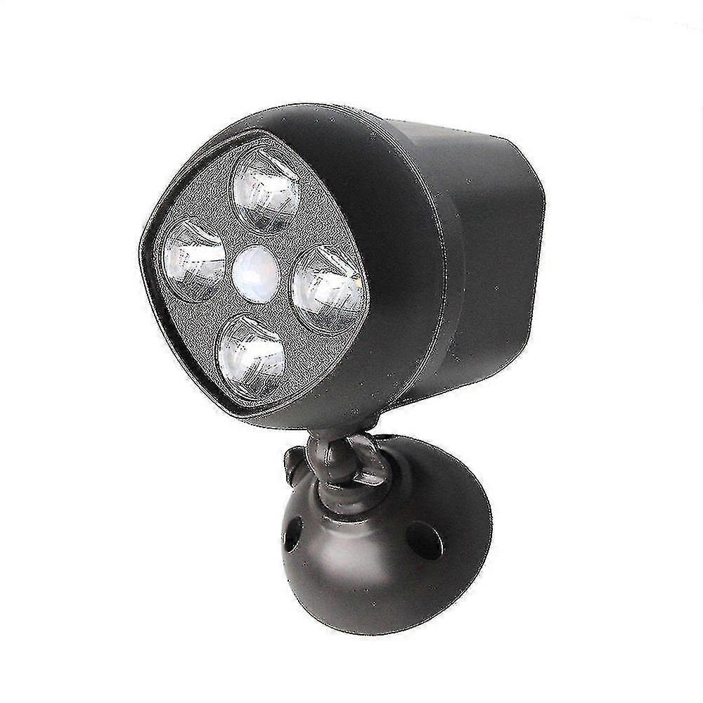 Lumen Outdoor Led Security Light, Battery Powered Wireless Motion Sensor Light(1 Piece, Black)